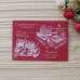 Red Wedding Invitation Marriage Card Simple Style Invitation Card Foiling Printing Customized
